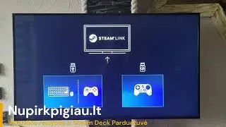Pamoka, kaip prijungti Steam Deck, prie jūsų TV Nupirkpigiau.lt