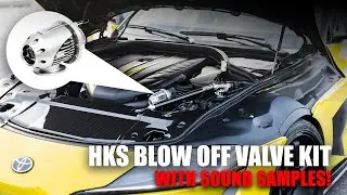 We have a BOV - HKS SQV A90 Supra Install