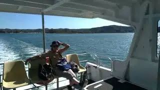 Heading from Woy Woy to Davistown and Empire Bay aboard a Central Coast ferry