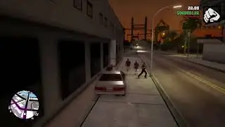 el bug del GTA SAN ANDREAS DEFINITIVE EDITION al atropellar al barrio enemigo (video antiguo)