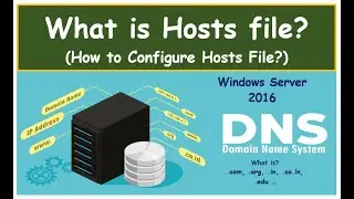 Hosts File Configuration in windows Server 2016 -2 | what is hosts file|How to Configure Hosts File