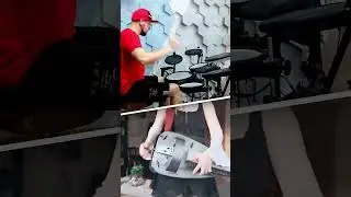 Классно сыгрались  #drums  #drumcover