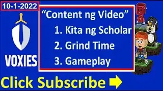 Voxies: P1,000 per day Scholarship (10hrs Grind) (BM-BM-Squire)
