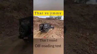 Thar vs jimmy off-roading test #viral #shorts #car