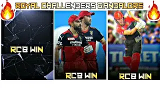 RCB Win Status IPL 2021🔥