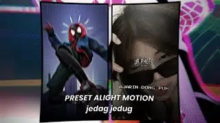 preset alight motion jedag jedug