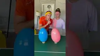 GIANT Surprise Eggs Challenge blindfolded giving her $500