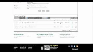 Using Microsoft Tag Manager to Create Branded MS Tags and QR Codes