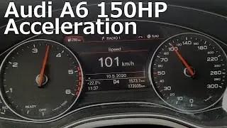 Audi A6 2.0TDI 150HP S-Tronic Acceleration