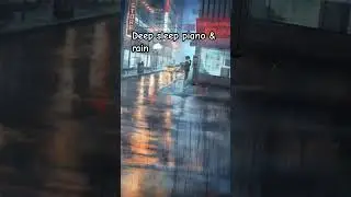 Black Screen Relaxing Music 🎹 Calming Piano & Rain for Deep Sleep 💤