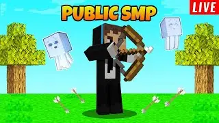 Minecraft Smp Live || Join Our Public Server | Java + Pe | 1.21