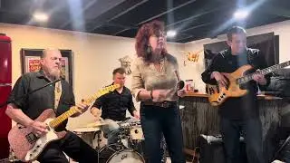 Bob Lanza Blues Band, 3/30/24, Jim’s basement, Bradley Beach w/Sharon Lasher