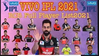 || Vivo IPL 2021 All Team's Final Squad || IPL 2021 All Team Full squad || RCB Full Player List 2021
