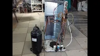 Чистка и замена компрессора в  сплит-системе dantex 24