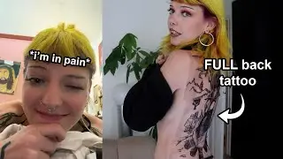 getting a TATTOO on my entire back (sorry mom)