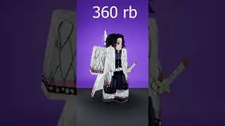 Make Shinobu In Roblox [Kimetsu no Yaiba] #shorts