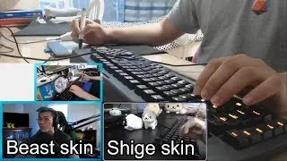 [osu!] Bongo Cat Cookiezi and Beastroll Skin! - links down below!