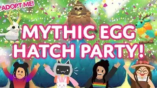🥚 I GOT EXACTLY WHAT I WANTED! 🐲💕 Mythic Egg Hatch Party in Adopt Me! on Roblox