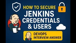 How to Secure Jenkins Credentials & Users | DevOps Interview Answer (2025 Guide)