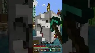 Pink sheep from 1 block!?! #minecraft #minecraftshorts #blckdethsgaminglounge #subscribe #shorts