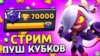 ИГРАЮ В СОЛО ШД | ПУШ 70К | СТРИМ ПО БРАВЛ СТАРС