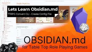 OUT OF DATE - Obsidian - TTRPG CLI (Config File)