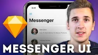 Messenger UI: iPhone X • Sketchapp Tutorial / Sketch Tutorial