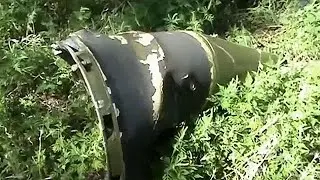 17.08.2014. Луганск. Найдены фрагменты Баллистической ракеты и сбит МиГ-29 Украинских силовиков.