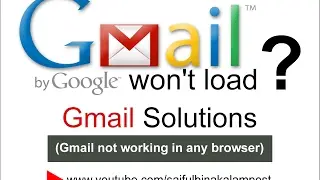 Gmail won't load - Gmail Help (Gmail not working in any browser) One minute Solution (Bengali)