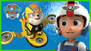 PAW Patrol Rescues in the Air, Sea, Jungle, and MORE! | Cartoons for Kids!
