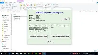 Epson M1100, M1120 Adjustment Program (100% Tested)