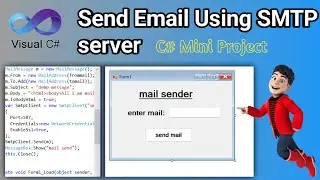 Sent Mails Using SMTP Server | C# .net Mini Project 😱