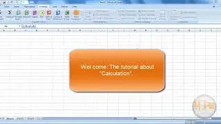 MS EXCEL || Calculation || 2k20
