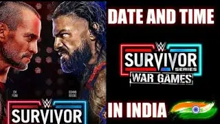 🇮🇳WWE Survivor Series 2023 Date And Time in India | Survivor Series 2023 Date And Time