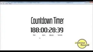 How to create a Countdown Timer in Adobe Flash CS6: Action Script 2.0