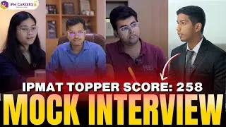 IPMAT Indore 2025 mock interview | Akshat Attri IPMAT topper score- 258