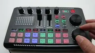 Live Sound Card And Audio Interface With DJ Mixer Effects Voice Change