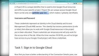 Google Cloud Essentials, Ingreso y  Primer Laboratorio