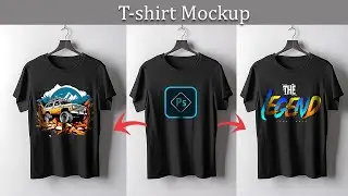 Photoshop Place Logo on a T-Shirt Instantly