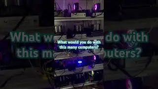 Tell me… what would you do with all of these computers? #crypto #cryptocurrency