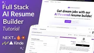 Build and Deploy AI Resume Builder with Next.js, React, Hono, Kinde & Postgres | PDF Download 1/2