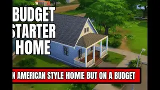 $20K Starter Home Build  American Dream in The Sims 4