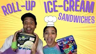 How To: Frozen Fruit Roll Ups With Ice Cream‼️ Tik Tok Recipe