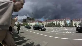Парад автомобилей части