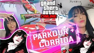 GTA V Online Zueira - Parkour + Corrida