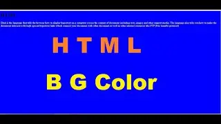 BG Color it is used background color #HTML #Bgcolor #Viral #HTMLTutorial #Fontcolor #Careerpointces