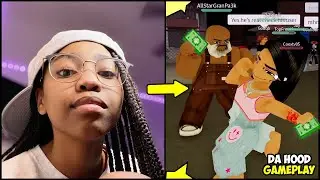 GETTING MY LIL SISTER RICH IN DA HOOD 💰😂 (ROBLOX) [PART 2] 