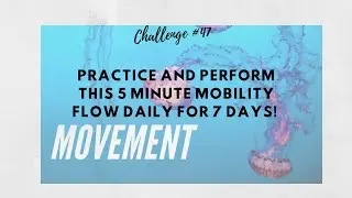 Say it Sunday 98 - Challenge # 47 - Practice This Daily 5 Minute Mobility Flow Routine!