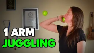 1 ARM JUGGLING Tricks -  