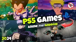 Top 10 Anime Console Games on Android | Best PS5 Anime Games | Play Ps5 Games on Android In 2024